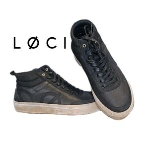 LØCI Ten Black/Black Gum Sneakers Size EU 39 Collab Quiet Luxury High End
